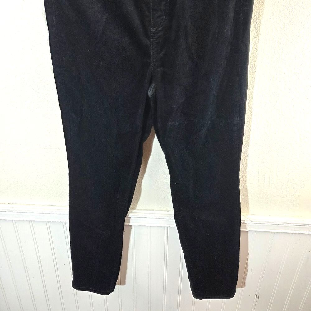 Loft Women's Classic Black Velvet Dress Pants Size 30/10/Medium - Picture 7 of 11